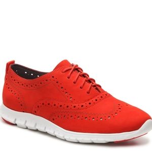 Cole Haan Women's Zerogrand Citrus Red Size 9